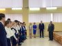 Сегодня в «Башкирском лицее № 2» состоялось еженедельное поднятие Государственных флагов РФ и РБ